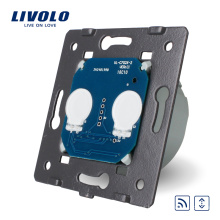 Livolo Fabricante EU Estándar La base de Touch House Home Led cortinas remotas Interruptor VL-C702WR